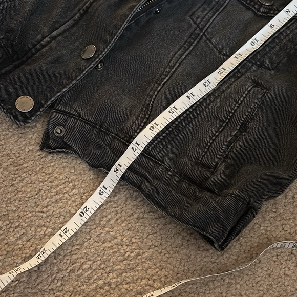 Ci Sono Charcoal Denim Jacket size small - Picture 5 of 6